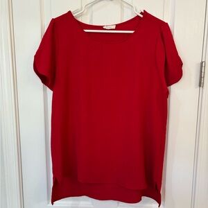 Les Amis- Red Women's Top